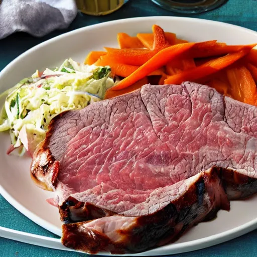 Image similar to coleslaw porterhouse steak