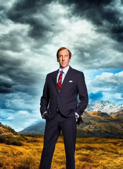 Image similar to photo of saul goodman as a woman, studio photo, hdr, stunning scenery, dynamic lighting