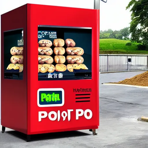 Image similar to Potato vending machine
