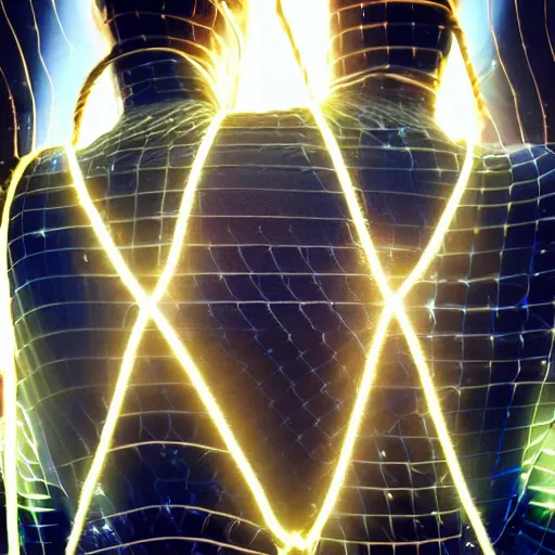Image similar to love, diverse skin cybersuits, from behind, connection rituals, wide wide angle, vivid, elaborate, highly detailed, beautiful lighting