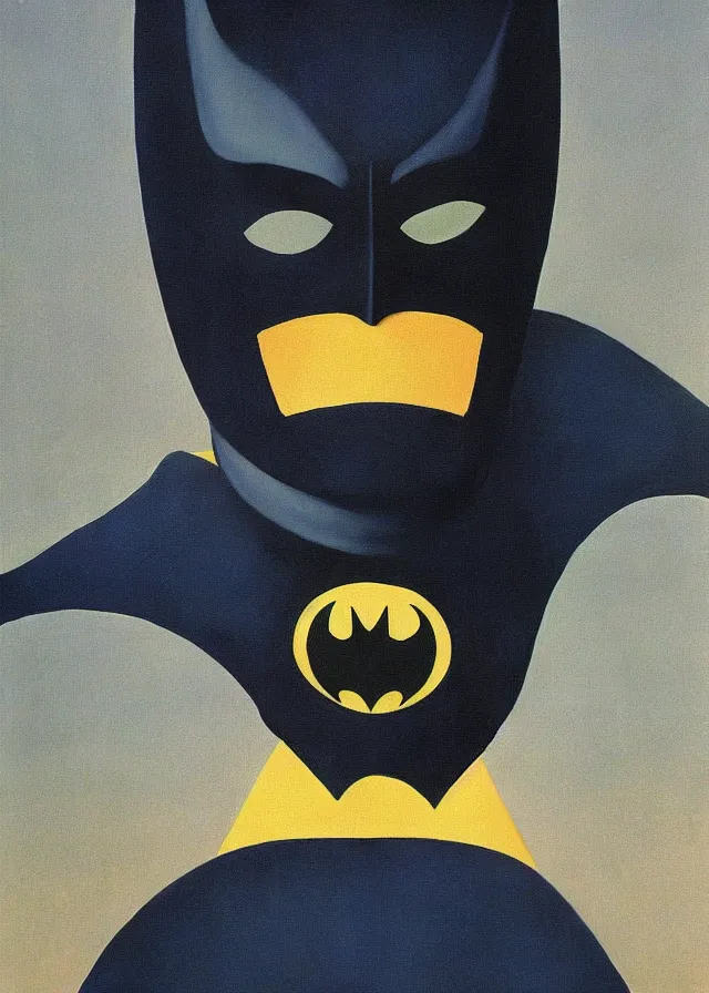 surreal painting of batman by rene magritte | Stable Diffusion | OpenArt