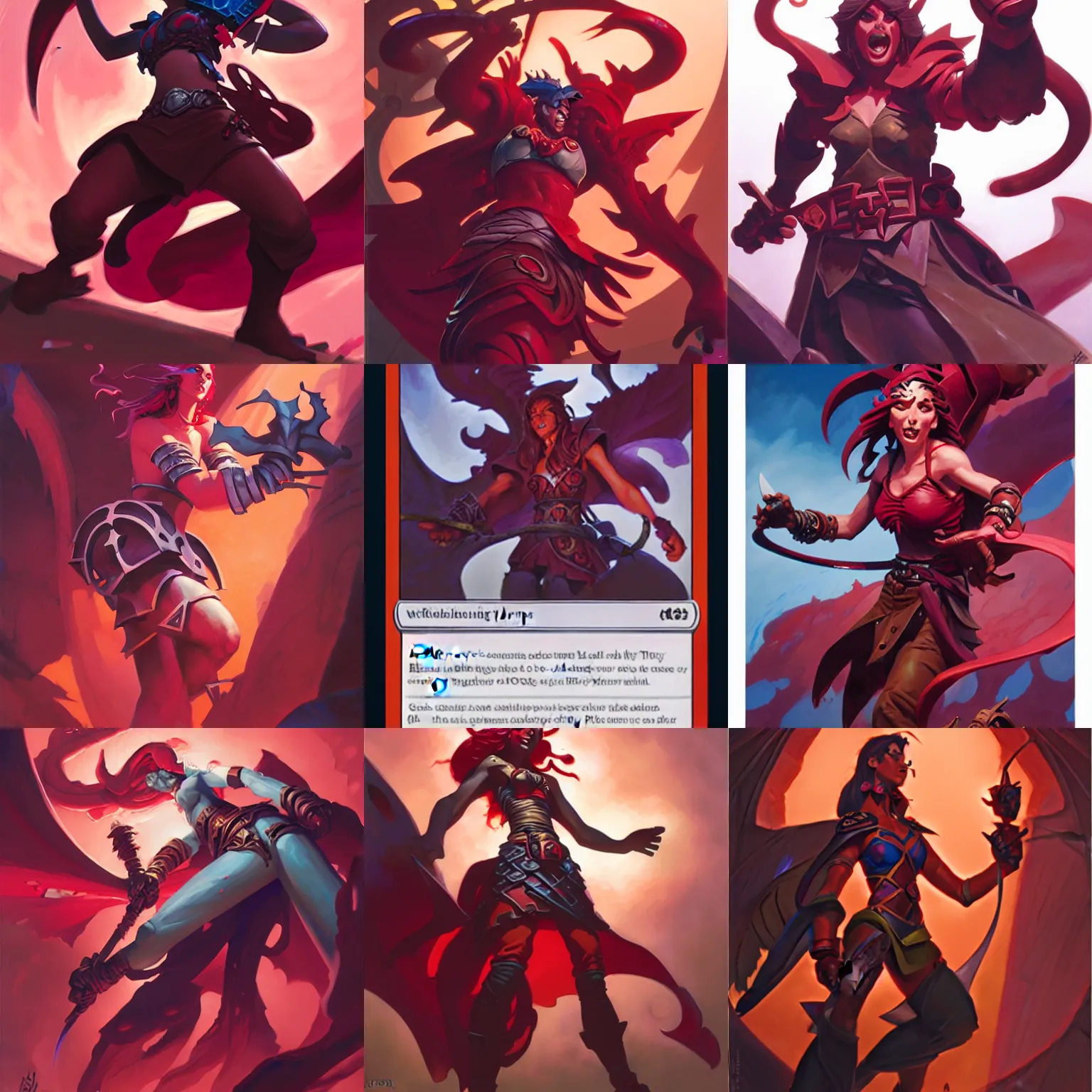 Prompt: mox ruby ( magic the gathering p 9 ) by jesper ejsing,