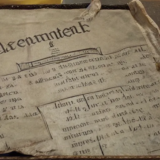 Prompt: an old, worn parchment depicting detailed instructions of how to use an iphone