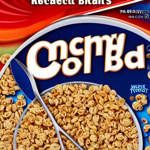 Prompt: a close - up of one perfectly normal cereal box, highly detailed, high definition, ultra realistic