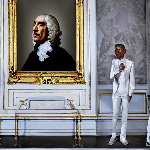 Prompt: baroque obama