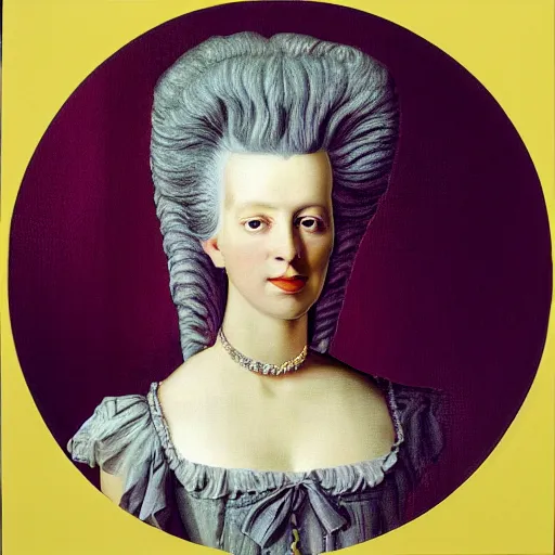 Prompt: Marie Antoinette by chuck close