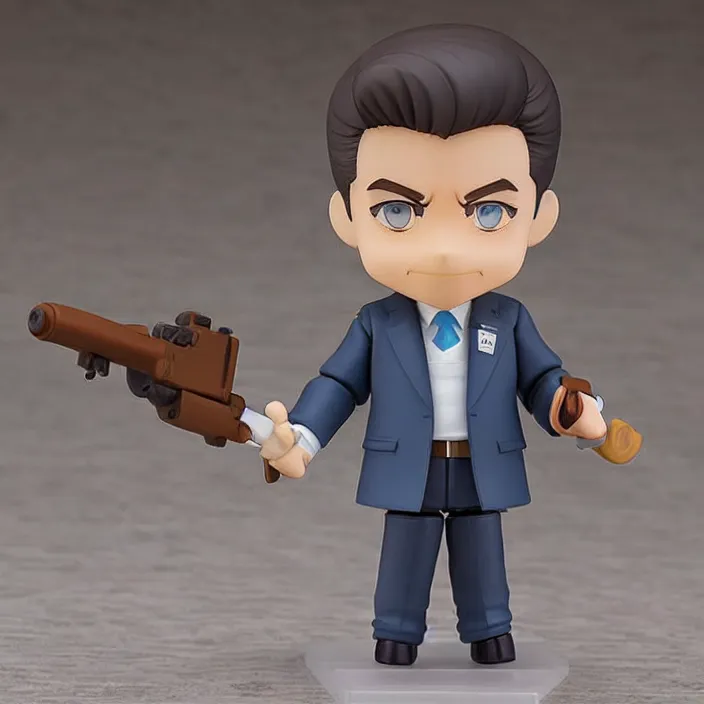 Image similar to Ronald Reagan, An anime Nendoroid of Ronald Reagan, figurine, detailed product photo