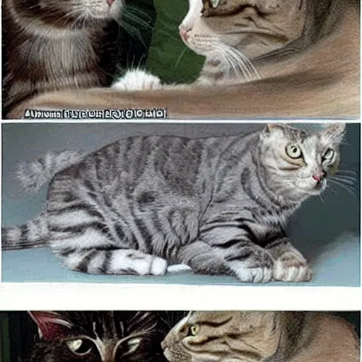 Image similar to ancient cat meme