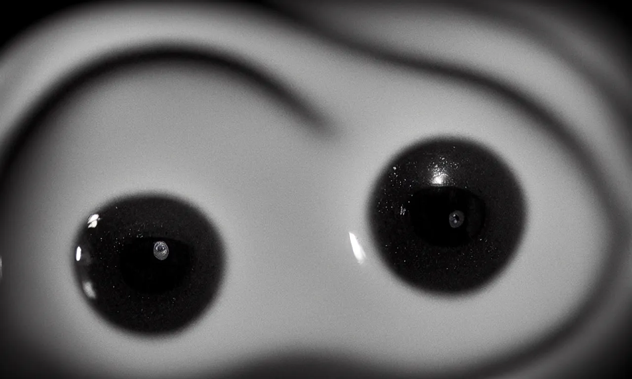 Macro Image Of Wide Open Blue Eye, Black And White Photo Stock Photo,  Picture and Royalty Free Image. Image 56595793.