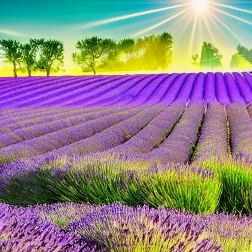 Image similar to photography of beautiful landscape of lavender fields, provence, france