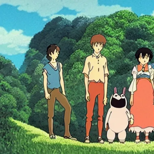 Prompt: a beautiful still from Studio Ghibli