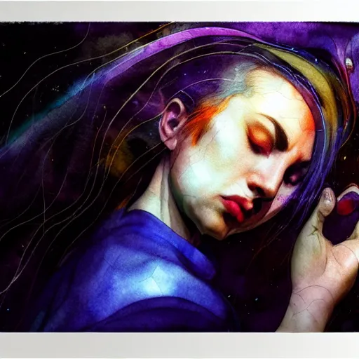 Image similar to the energy of dreams, 8 k resolution, beautiful, dark ambient, neoplasticism art, marvel comics dslr hdr, art by artemisia gentileschi, water color, artstation, concept art, smooth, sharp focus, illustration