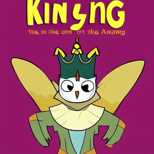 Prompt: king from the owl house series, 2 d animation