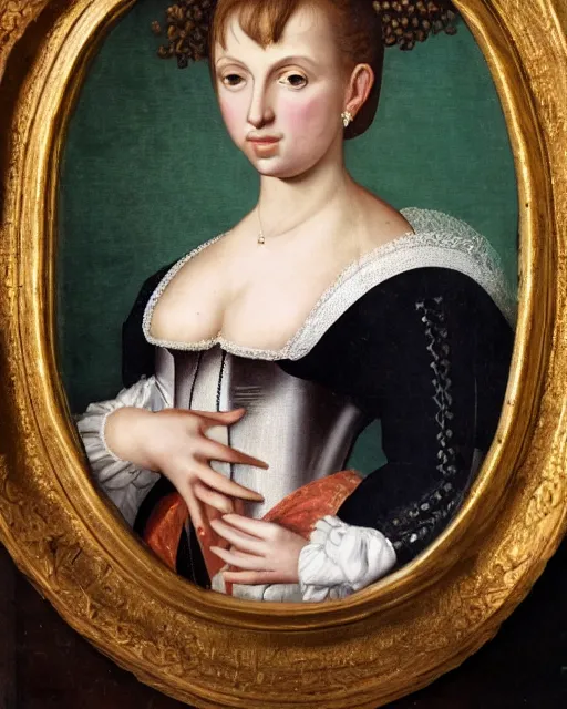 Image similar to a 1 6 0 0 s portrait of britney spears