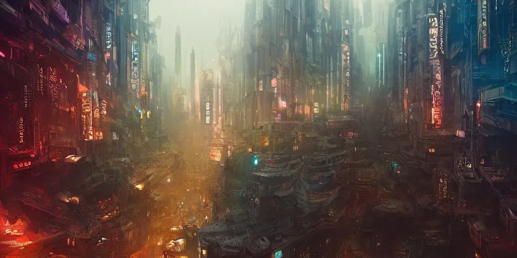 Image similar to A beautiful, surreal, blade runner style India in a cyberpunk futuristic setting, full of details, hyper realistic, trending on artstation, 8K, HD