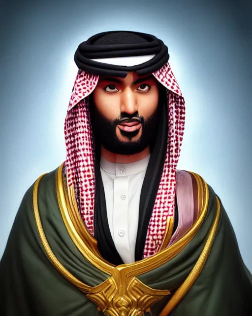 Prompt: an epic fantasy comic book style full body portrait painting of modern saudi man singer , elegant, character design by Mark Ryden and Pixar and Hayao Miyazaki, unreal 5, DAZ, hyperrealistic, octane render, cosplay, RPG portrait, dynamic lighting, intricate detail, summer vibrancy, cinematic