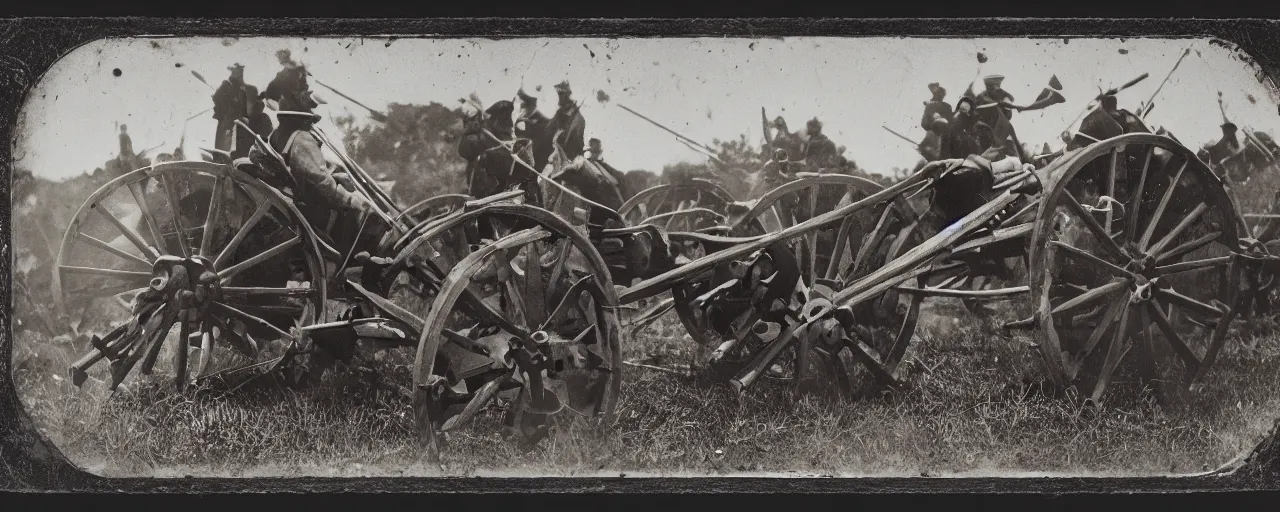 Image similar to spaghetti on top of a 6 - pounder cannon, american civil war, tintype, small details, intricate, 5 0 mm, cinematic lighting, photography, wes anderson, film, kodachrome