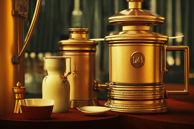 Prompt: a very detailed concept art of david lynch samovar, trending on artstation, digital art, 4 k, hyper realistic, octane render, sharp focus