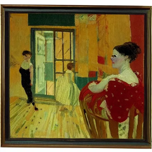 Image similar to a painting in the style of edouard vuillard.