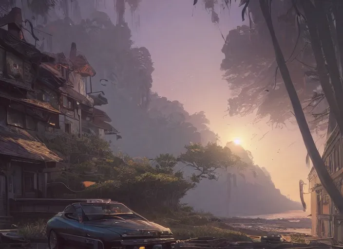 Image similar to highly detailed vanishing - point of eyeball, in gta v, stephen bliss, unreal engine, fantasy art by greg rutkowski, loish, rhads, ferdinand knab, makoto shinkai and lois van baarle, ilya kuvshinov, rossdraws, tom bagshaw, global illumination, radiant light, detailed and intricate environment