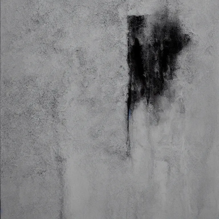 Prompt: Hideaki Yamanobe is a contemporary Japanese abstract painter, best known for creating pallid, monochromatic works that employ light brushwork and composition to evoke veiled spaces. He has also been known to incorporate unusual media like sand into his works, as seen in Six Elements in Winter (2011). Born in 1964 in Tokyo, Japan, the artist went on to study at the State Academy of Fine Arts in Tokyo. He has exhibited with Galerie Florian Trampler in Munich, and his works can be found in the collections of the Ernst Wilhelm Nay Art Foundation in Cologne, the State Museum in Heilbronn, the Pola Art Foundation in Tokyo, and the Tokyo University of Fine Arts and Music, among others. He lives and works between Cologne, Germany and Tokyo, Japan.