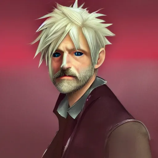 Image similar to jeremy corbyn dressed as cloud strife, highly detailed, concept art