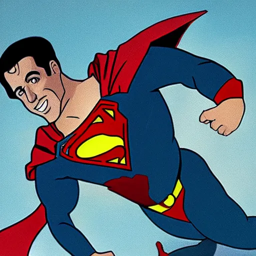 Image similar to jerry seinfeld as superman