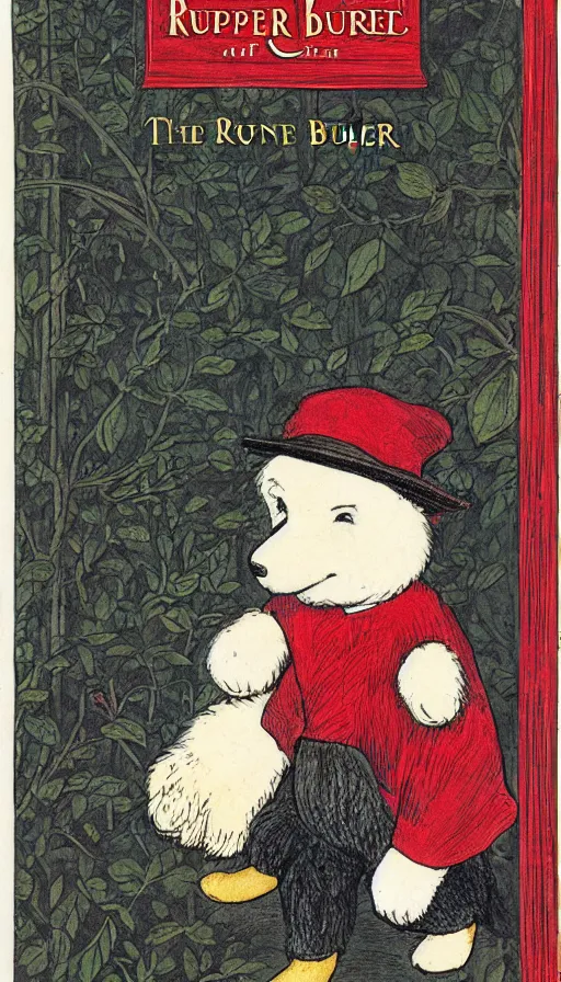 Prompt: rupert the bear by caldecott, randolph