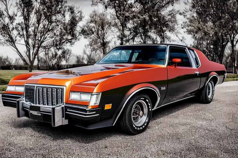 Image similar to 1975 Buick Grand National GNX, XF IQ4, 150MP, 50mm, F1.4, ISO 200, 1/160s, natural light, Adobe Photoshop, Adobe Lightroom, photolab, Affinity Photo, PhotoDirector 365