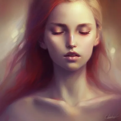 Image similar to love is patient love is kind, photorealistic oil painting by charlie bowater and mark blooms, wlop ; trending on artstation