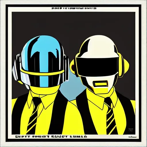 Image similar to daft punk album cover by studio ghibli