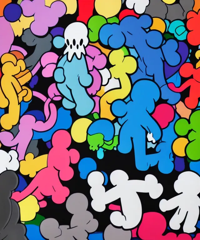 Image similar to kaws artwork