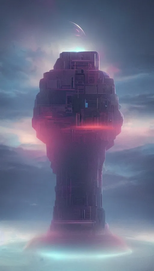 Image similar to the end of the world, by beeple