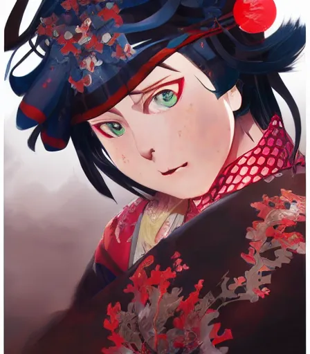 Prompt: beautiful Kimetsu no Yaiba Mitsuri Kanroji by Stanley Artgerm Lau, WLOP, Rossdraws, Frank Frazetta, Andrei Riabovitchev, Marc Simonetti, trending on artstation