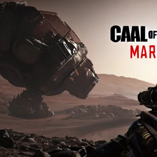 Image similar to new call of duty ps 5 game set on mars