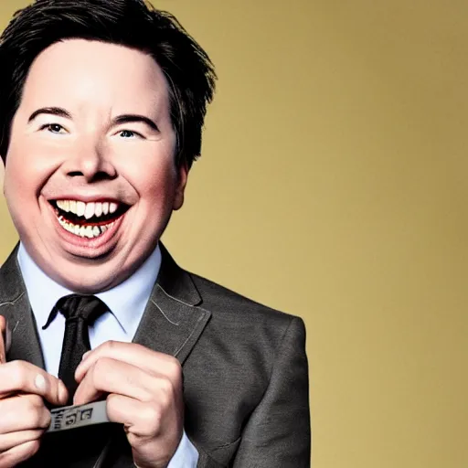 Prompt: Michael mcintyre in hell