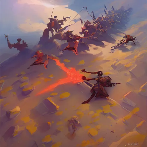 Image similar to overhead view, battle of cape ecnomus, behance hd artstation by jesper ejsing, by rhads, makoto shinkai and lois van baarle, ilya kuvshinov, ossdraws