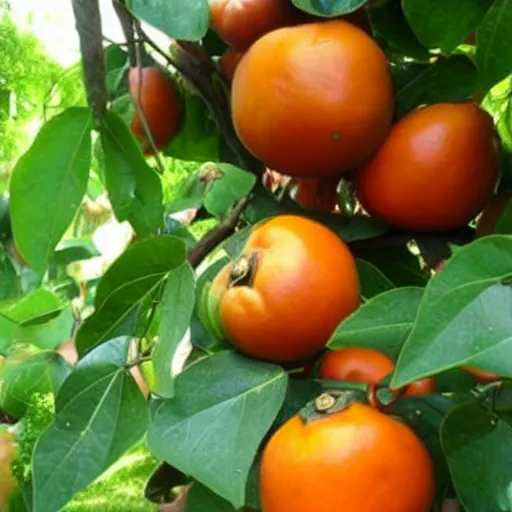 Prompt: that's a lot of persimmons