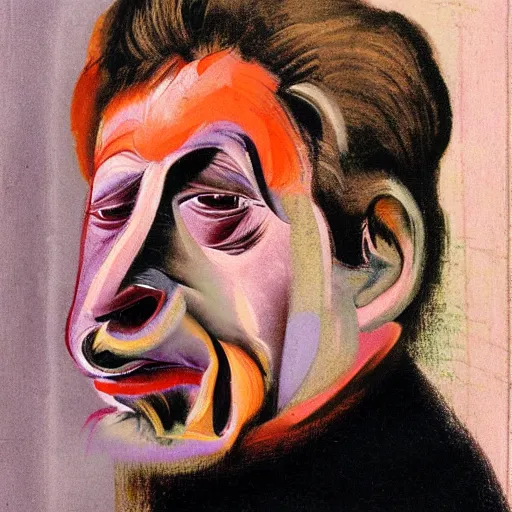 Image similar to portraits by francis bacon