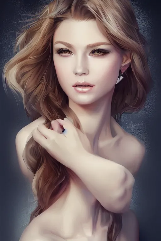 Prompt: Dress Portrait by Artgerm and WLOP