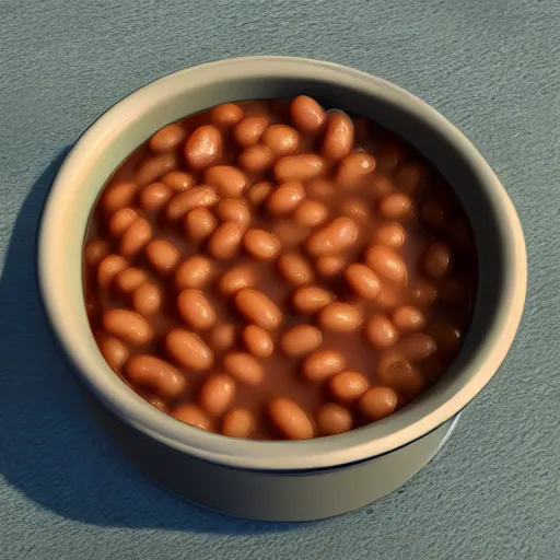 Prompt: mouse in baked beans, 4k realistic photo