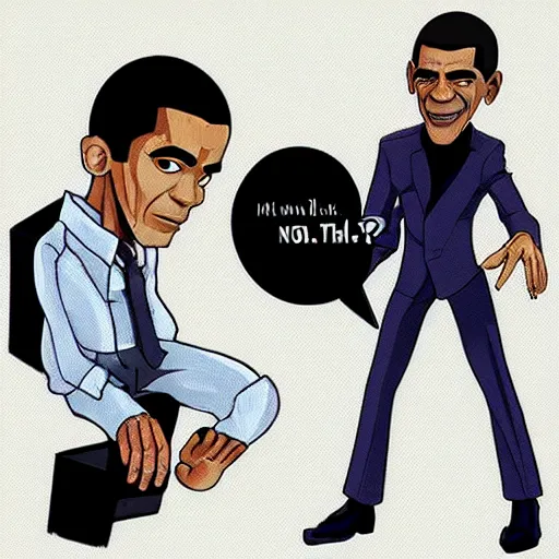 Prompt: Obama in jojo stand style