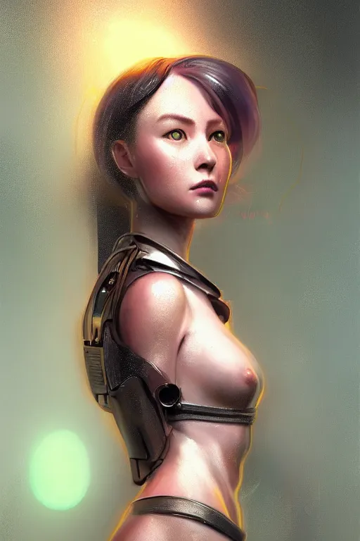 Image similar to portrait futuristic beautiful army navy Girl, at inside of a future submarine, ssci-fi, fantasy, intricate, very very beautiful, elegant, human anatomy, neon light, highly detailed, digital painting, artstation, concept art, soft light, hdri, smooth, sharp focus, illustration, art by tian zi and craig mullins and WLOP and alphonse mucha