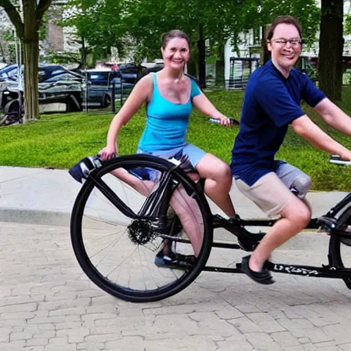 Image similar to 100 person tandem bike