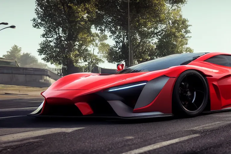 Image similar to photo wallpaper sport car gran turismo 7 forza horizon need for speed fast and furious 5 unreal engine supercar hypercar game concept car octane render, 4 khd 2 0 2 2 3 d cgi rtx style chrome reflexion global illumination ray tracing hdr arstation pixar and disney unreal