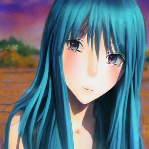 40 Most Beautiful Blue Hair Anime Girls In Anime World - Gizmo Story