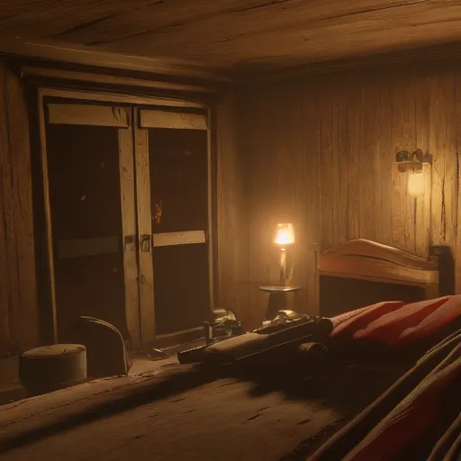 Image similar to Air Conditioner inside bedroom in Red Dead Redemption 2