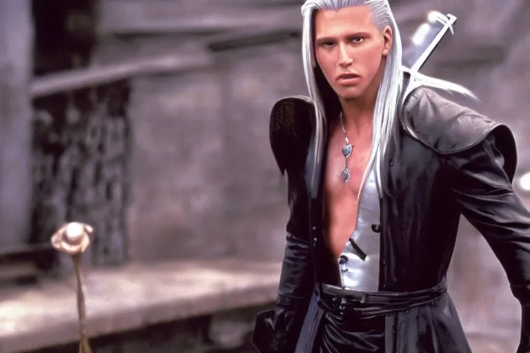 Image similar to Sephiroth in Friends (1997), highly detailed, high quality, HD, 4k, 8k, Canon 300mm, professional photographer, 40mp, lifelike, top-rated, award winning, realistic, sharp, no blur, edited, corrected, trending