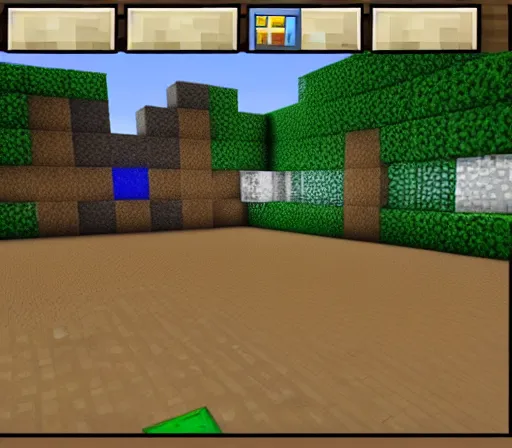 Image similar to facebook minecraft, screenshot