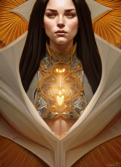 Image similar to symmetry!! portrait of wolwerine, intricate, elegant, highly detailed, my rendition, digital painting, artstation, concept art, smooth, sharp focus, illustration, art by artgerm and greg rutkowski and alphonse mucha